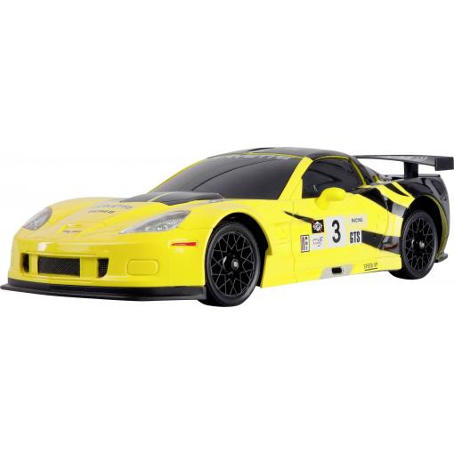 Amewi Corvette C6.R Drift Car žlutá komutátorový 1:18 RC model auta elektrický drift 4WD (4x4) RtF 2,4 GHz vč. akumulátorů a kabelu k nabíjení, úsporná sada