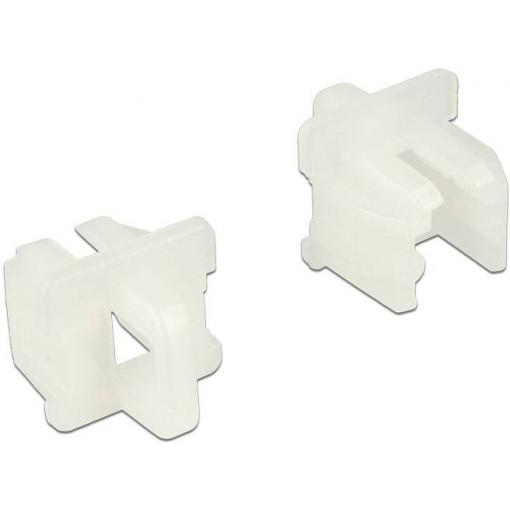 Delock 64018, RJ45 konektor, zástrčka, bílá, 1 ks