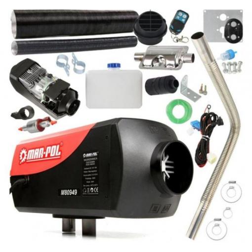 Naftové nezávislé topení 8 kW, 12 V, MAR-POL