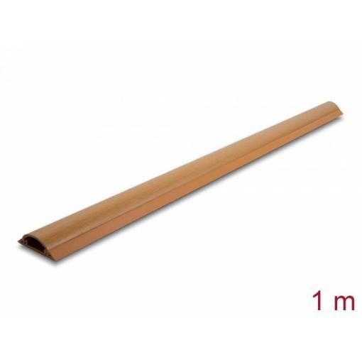 Delock Kabelová lišta PVC hnědá (d x š x v) 1 m x 50 mm x 13 mm 1 ks 20731
