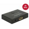 Delock 18750 DisplayPort přepínač 3840 x 2160 Pixel