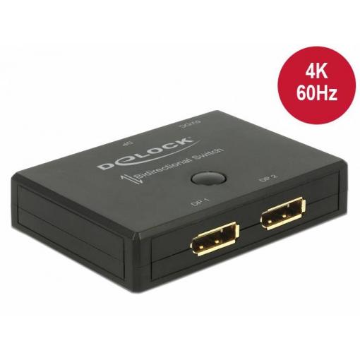 Delock 18750 DisplayPort přepínač 3840 x 2160 Pixel