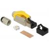 Delock 86287, RJ45 konektor, Konektor RJ45, stříbrná, žlutá, 1 ks