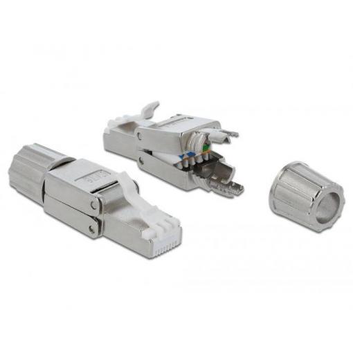 Delock 86476, RJ45 konektor, Konektor RJ45, šedá, 1 ks