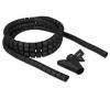 Delock spirálová hadice polyetylén černá flexibilní (Ø x d) 20 mm x 2.5 m 1 ks 18836