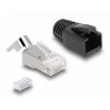 Delock 66903, RJ45 konektor, černá, 1 ks
