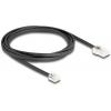 Delock telefonní kabel 2 m černá