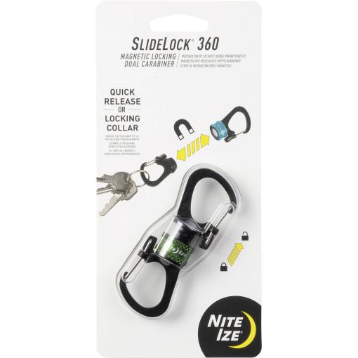 NITE Ize Magnetický přívěsek na klíče NI-MSBL-08-R7 černá, olivová 1 ks