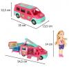 Skládací karavan pro panenky s příslušenstvím, 35 cm