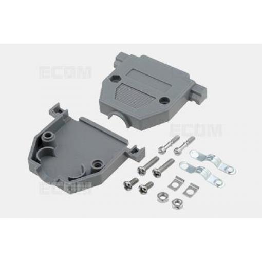 Kryt na D-SUB 25 pinů DS1045-25AP1S1-A, ABS, šedý