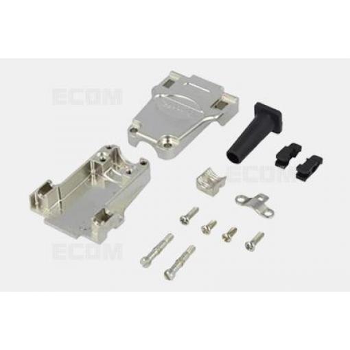 Kryt na D-SUB konektor 9 pinů DS1047-03-09M2S, zinkovaný