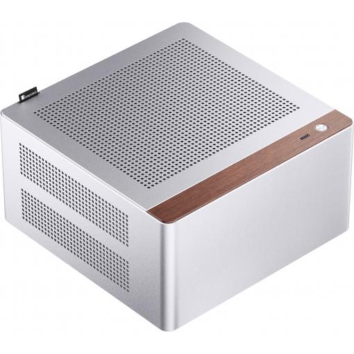 Jonsbo mini tower pouzdro, PC skříň, herní pouzdro stříbrná