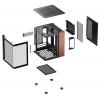 Jonsbo mini tower PC skříň, pouzdro, herní pouzdro černá