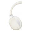 LogiLink BT0071C sluchátka uzavřená (Over Ear) Bluetooth® krémová Potlačení hluku headset telefon