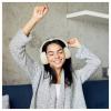 LogiLink BT0071C sluchátka uzavřená (Over Ear) Bluetooth® krémová Potlačení hluku headset telefon