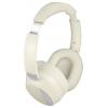 LogiLink BT0071C sluchátka uzavřená (Over Ear) Bluetooth® krémová Potlačení hluku headset telefon