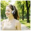 LogiLink BT0072BR sluchátka uzavřená (Over Ear) Bluetooth® stříbrná