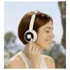 LogiLink BT0072S sluchátka uzavřená (Over Ear) Bluetooth® krémová