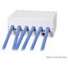 LogiLink NK4091 patch panel CAT 6A šedobílá (RAL 7035) osazený