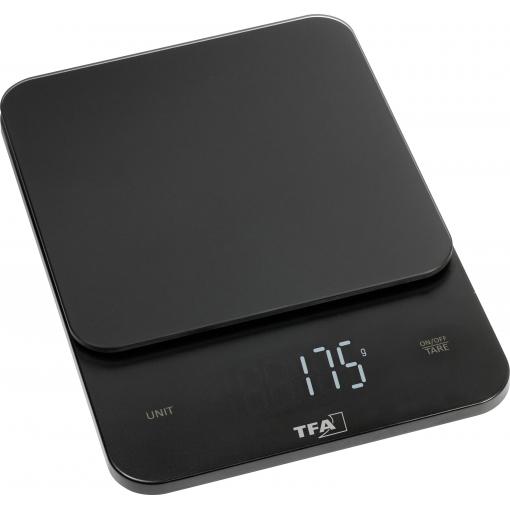 TFA Dostmann BROWNIE digitální kuchyňská váha digitální digitální Max. váživost=5000 g černá 130 x 180 x 20