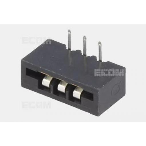 Konektor FFC/FPC DS1020-03RT1D, 2,54 mm, 3 piny, 90°