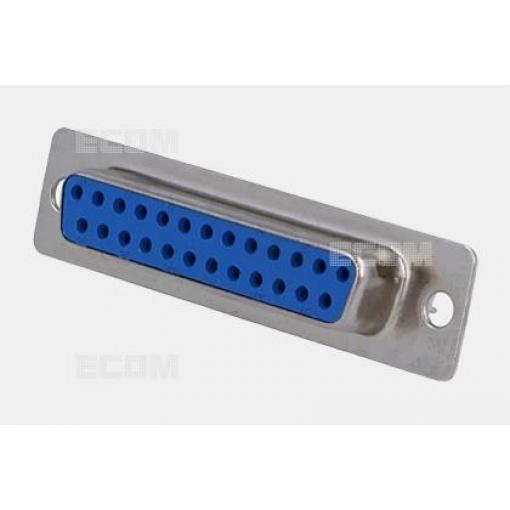 D-SUB zásuvka DS1034-25FUNSISS, 25 pinů, 180°, Au kontakty