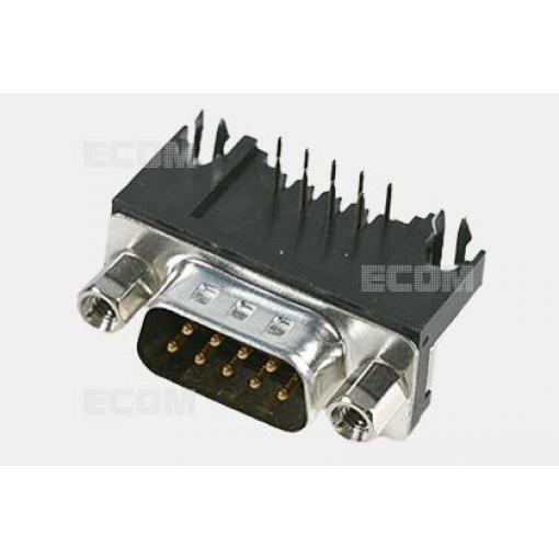 D-SUB vidlice DS1037-01-09MNAKSI74, 9 pinů, 90°, pozlacené