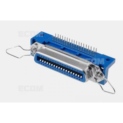 Centronics zásuvka DS1079-F360BS, 36 pinů, Au, modrá