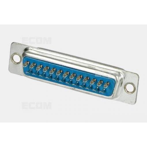 D-SUB zásuvka DS1033-37FUNSISS-CT, pájecí žlábky, 37 pinů