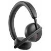 Dell WL3024 Headset otevřená (On Ear) Bluetooth® černá Redukce šumu mikrofonu headset Počítače