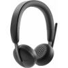 Dell WL3024 Headset otevřená (On Ear) Bluetooth® černá Redukce šumu mikrofonu headset Počítače