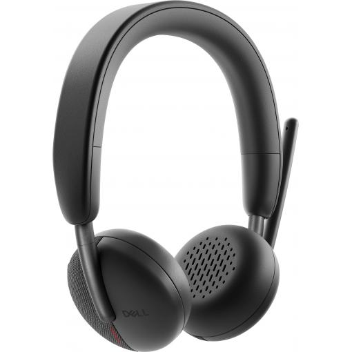 Dell WL3024 Headset otevřená (On Ear) Bluetooth® černá Redukce šumu mikrofonu headset Počítače