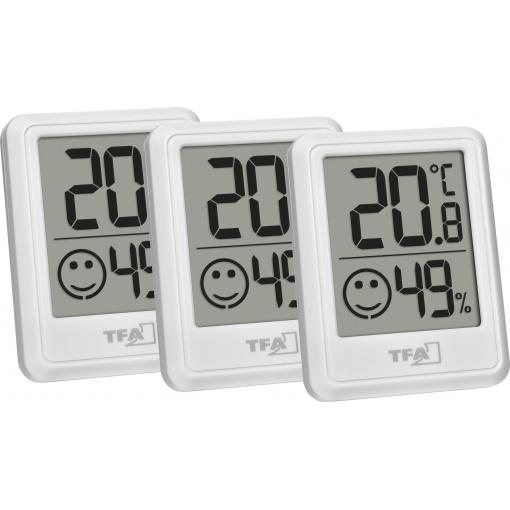 TFA Dostmann teploměr a vlhkoměr bílá 30.5060.02.03