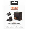 Urban Armor Gear SRGE nabíjecí adaptér, USB-A zásuvka, Zásuvka USB-C® 3.1, USB-C® 3.2, 100 W
