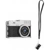 Easypix MiniPro XS1 digitální fotoaparát 2 Megapixel černá, stříbrná Full HD videozáznam, s vestavěným bleskem, integrovaný akumulátor