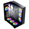 Xigmatek AQUA V midi tower PC skříň černá