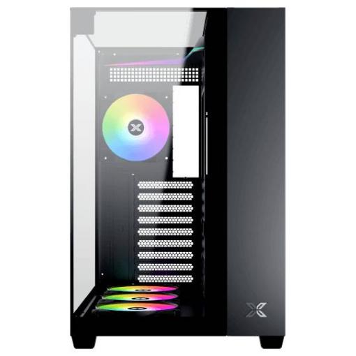 Xigmatek AQUA V midi tower PC skříň černá