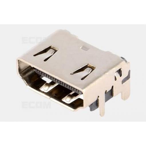 HDMI konektor DS1114-BN0XR, SMD, 19 pinů, 90°