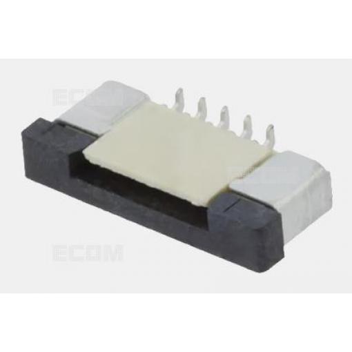 Konektor FFC/FPC ZIF SMD 0,5 mm, 10 pinů, 180°, DS1020-08-10VBT11-R