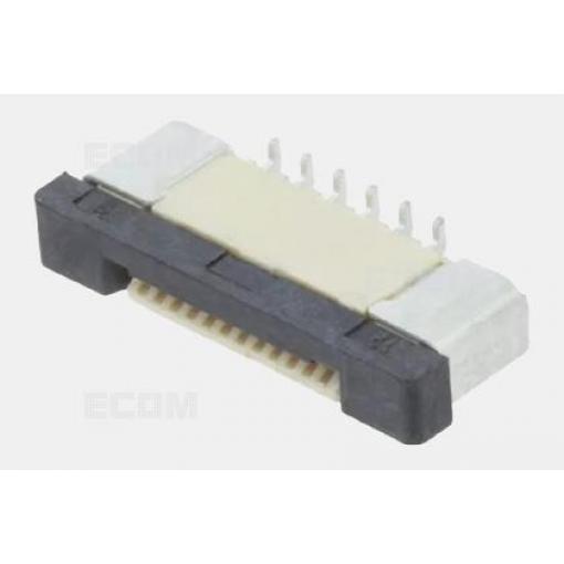 Konektor FFC/FPC ZIF SMD 0,5 mm, 12 pinů, 180°, DS1020-08-12VBT11-R