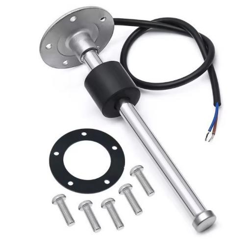 Snímač hladiny kapaliny 300 mm, 0–190 Ω, nerezový