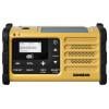 Sangean MMR-88 DAB+ A500559 outdoorové rádio, DAB+, FM, nouzové rádio, s USB nabíječkou, stolní lampa, Solární panel, Ruční klika, černá, žlutá
