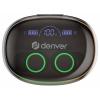 Denver TWE-55 špuntová sluchátka (In Ear) Bluetooth®, Bez kabelu stereo černá Redukce šumu mikrofonu Nabíjecí pouzdro, headset, dotykové ovládání, Indikátor
