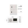 Přenosné rádio EMOS E0091 s Bluetooth, DAB/ DAB+/ FM, bílé