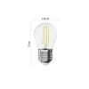 Žárovka Filament LED E27 1,8W Mini Globe bílá přírodní EMOS ZF6D03