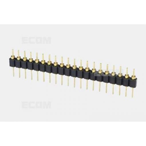Vidlice precizní řadová oboustranná DS1004-1×20F12-B, rozteč 2,54 mm