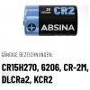 Absina speciální typ baterie CR 2 lithiová 800 3 V 8 ks