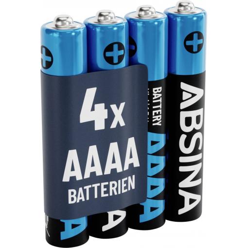 Absina minibaterie (AAAA) AAAA alkalicko-manganová 1.5 V 500 4 ks