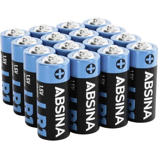 Absina akumulátor N N alkalicko-manganová 1.5 V 800 16 ks