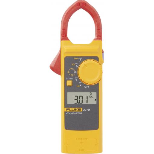 Fluke 301D/EUR digitální proudové kleště, CAT III 300 V, Displej (counts): 6000